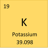 Salt substitute, a sample of the element Potassium in the Periodic